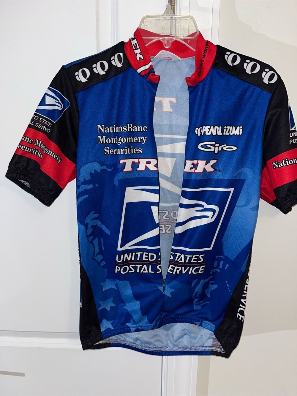 TREK US Postal Service Volkswagen VW CYCLING BIKE Racing JERSEY M Pearl Izumi